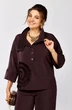 Костюм брючный 559-2 сливовый Zigzag Style фото 5