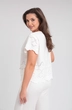 Костюм брючный 563 белый Zigzag Style