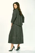 Костюм с юбкой 608-темный мох Zigzag Style фото 2