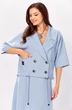 Костюм с юбкой 608-1 голубой Zigzag Style фото 4