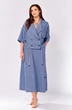 Костюм с юбкой 608-1 джинсовый Zigzag Style
