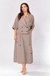 Костюм с юбкой 608-1 кофейный Zigzag Style фото 3