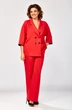 Костюм брючный 630 красный Zigzag Style фото 3