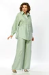 Костюм брючный 634 зеленый Zigzag Style фото 3