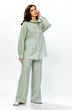Костюм брючный 634 зеленый Zigzag Style фото 3