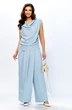 Костюм брючный 636 голубой Zigzag Style фото 3