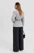 Костюм брючный 653 серый + черный Zigzag Style фото 2