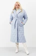 Пальто K-08570 голубой Ketty