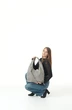 Сумка Gabbi-grey-velour mt.style