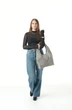 Сумка Gabbi-grey-velour mt.style